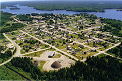Gogama Ontario - Aerial photograph